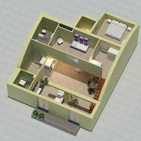 Attico Darsena Nuova Apartmán *